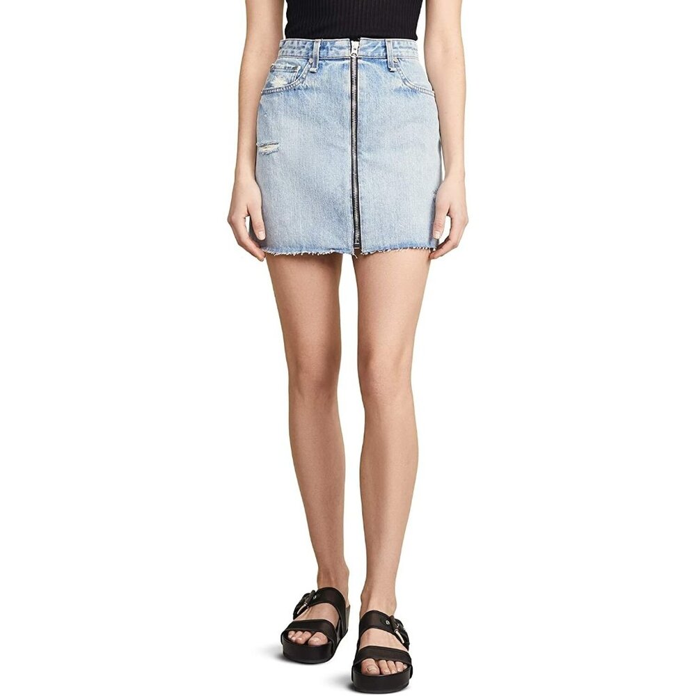 Rag & Bone/JEAN Women s Anna Skirt, Mandy, Blue, Size 26 - Picture 1 of 6
